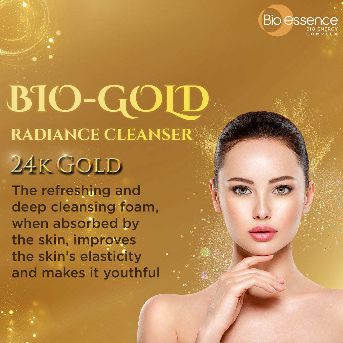 Bioessence BioGold Radiance Cleanser (100 g)