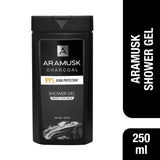 Aramusk Men Black Charcoal Shower Gel for Face & Body